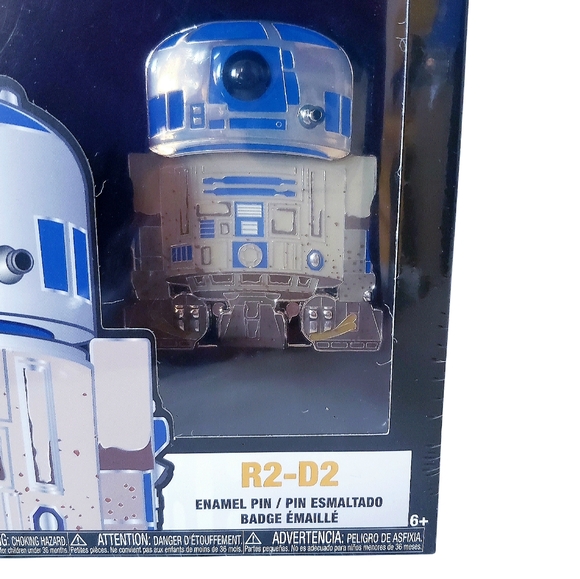 Star Wars R2-D2 Funko Pop Special Edition Enamel Pin with Removable Stand New - Picture 4 of 9